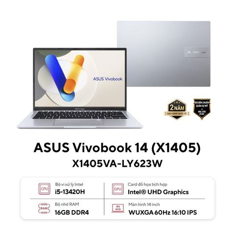 Laptop Asus Vivobook X1405VA-LY623W i5-13420H/16GB/512GB/14