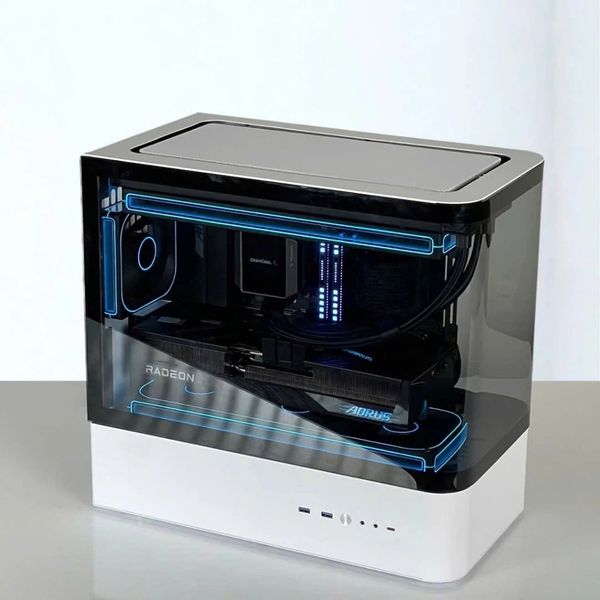 Vỏ case QC.ART ULTRA HM1 White ( ATX/ M-ATX)