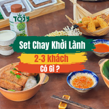  SET CHAY KHỞI LÀNH (2-3 KHÁCH) 