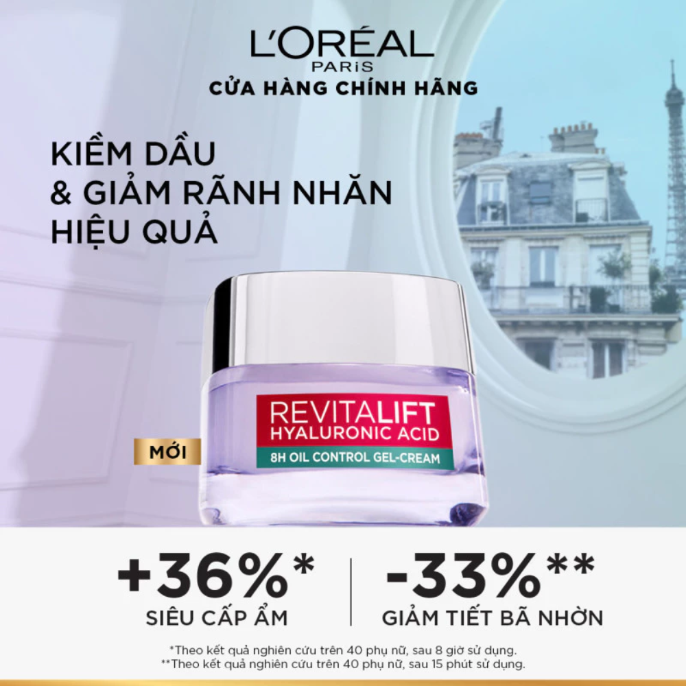 Kem Dưỡng 8h L’Oréal Paris Revitalift Hyaluronic Acid 50ml 