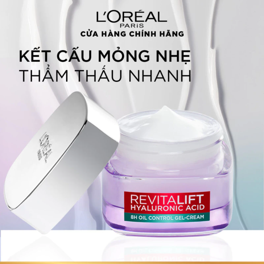  Kem Dưỡng 8h L’Oréal Paris Revitalift Hyaluronic Acid 50ml 