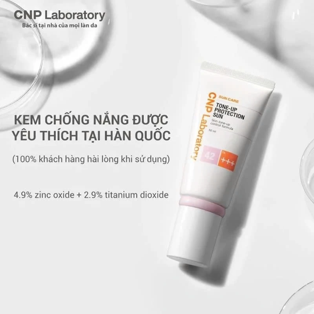  Kem Chống Nắng Nâng Tone CNP Laboratory Tone-Up Protection Sun SPF42 PA+++ 31ml (Unbox) 