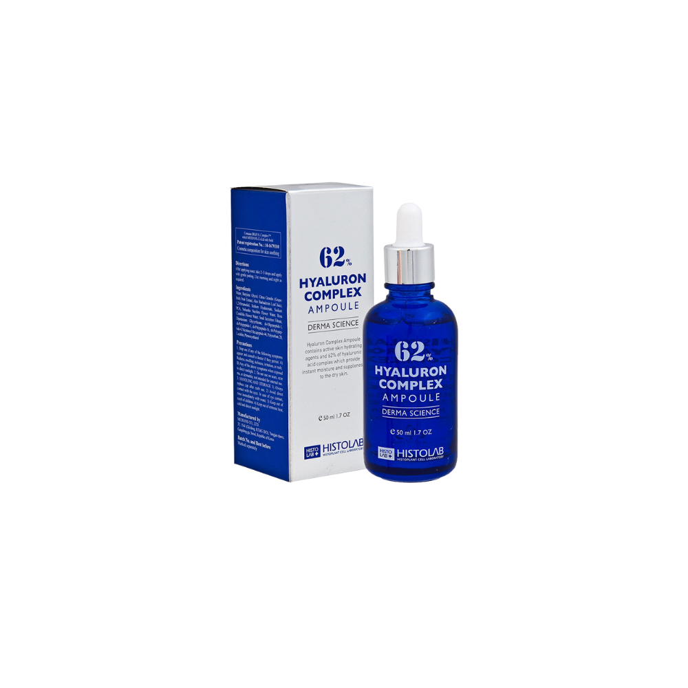  Tinh Chất Cấp Ẩm, Phục Hồi Da Histolab 62% Hyaluron Complex Ampoule Derma Science 50ml 