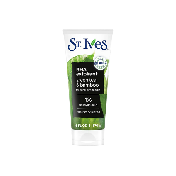 Sữa Rửa Mặt Tẩy Tế Bào Chết St.Ives Blackhead Clearing Green Tea Scrub 170g