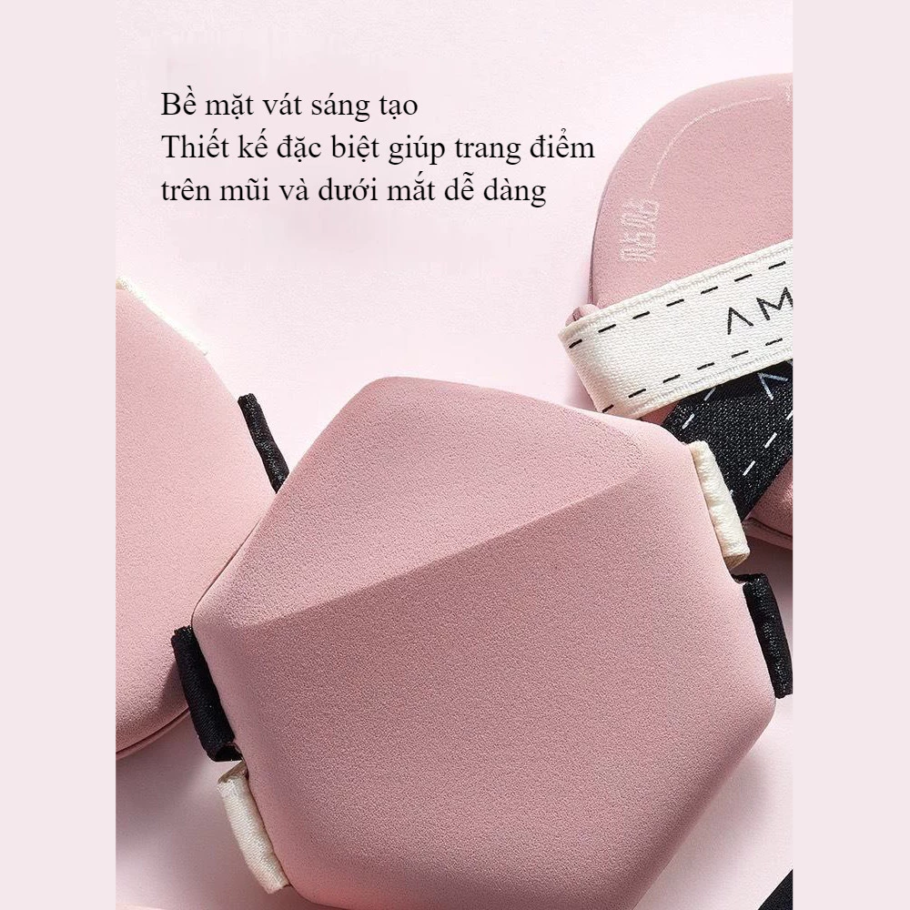  Set 3 Bông Mút Tán Nền, Che Khuyết Điểm Amortals Tietie Powder Puff Set 