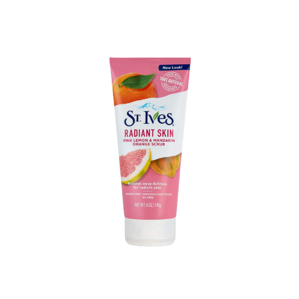  Sữa Rửa Mặt Tẩy Tế Bào Chết St.Ives Radiant Skin Pink Lemon & Mandarin Orange Scrub 170g 