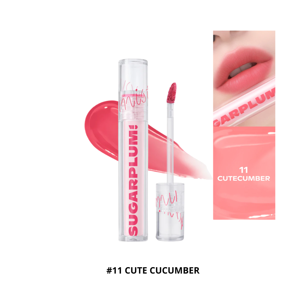  Son Tint Lì Thuần Chay Ofélia Sugarplum Mistynow Blurring Tint 3.8g #11 Cute Cucumber 