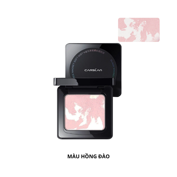 Phấn Phủ Dạng Nén Carslan Black Magnetic Soft Mist Powder 8g - Bản Thường, Màu Hồng Đào