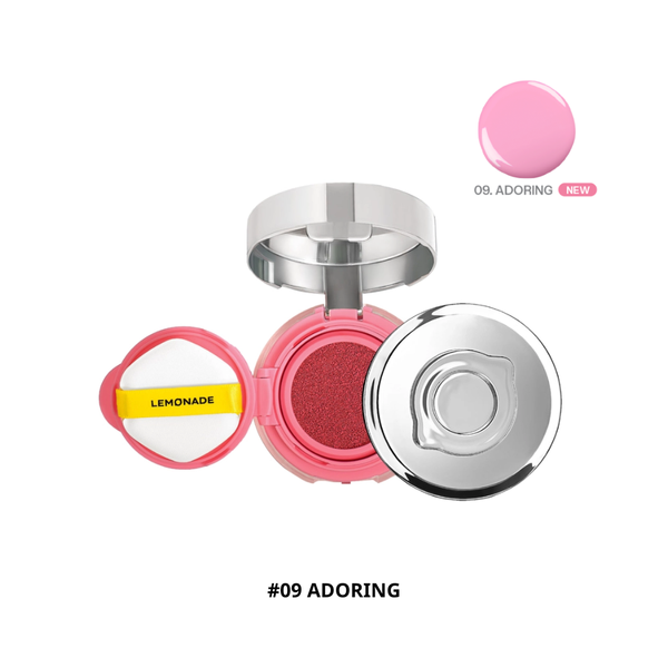 CT - Má Hồng Thuần Chay Dạng Cushion Lemonade Mirror Mirror Blush Cushion 8g #09 Adoring