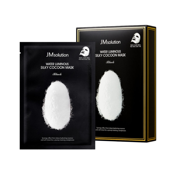 Mặt Nạ Cấp Ẩm, Tăng Độ Đàn Hội Da JM Solution Water Luminous Silky Cocoon Mask Black 35ml
