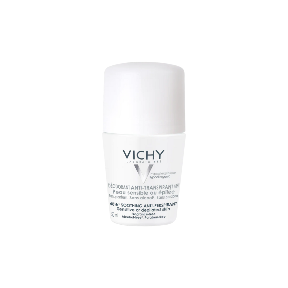  Lăn Khử Mùi Cho Da Nhạy Cảm Vichy 48H Soothing Anti-Perspirant Roll-On Deodorant 50ml 