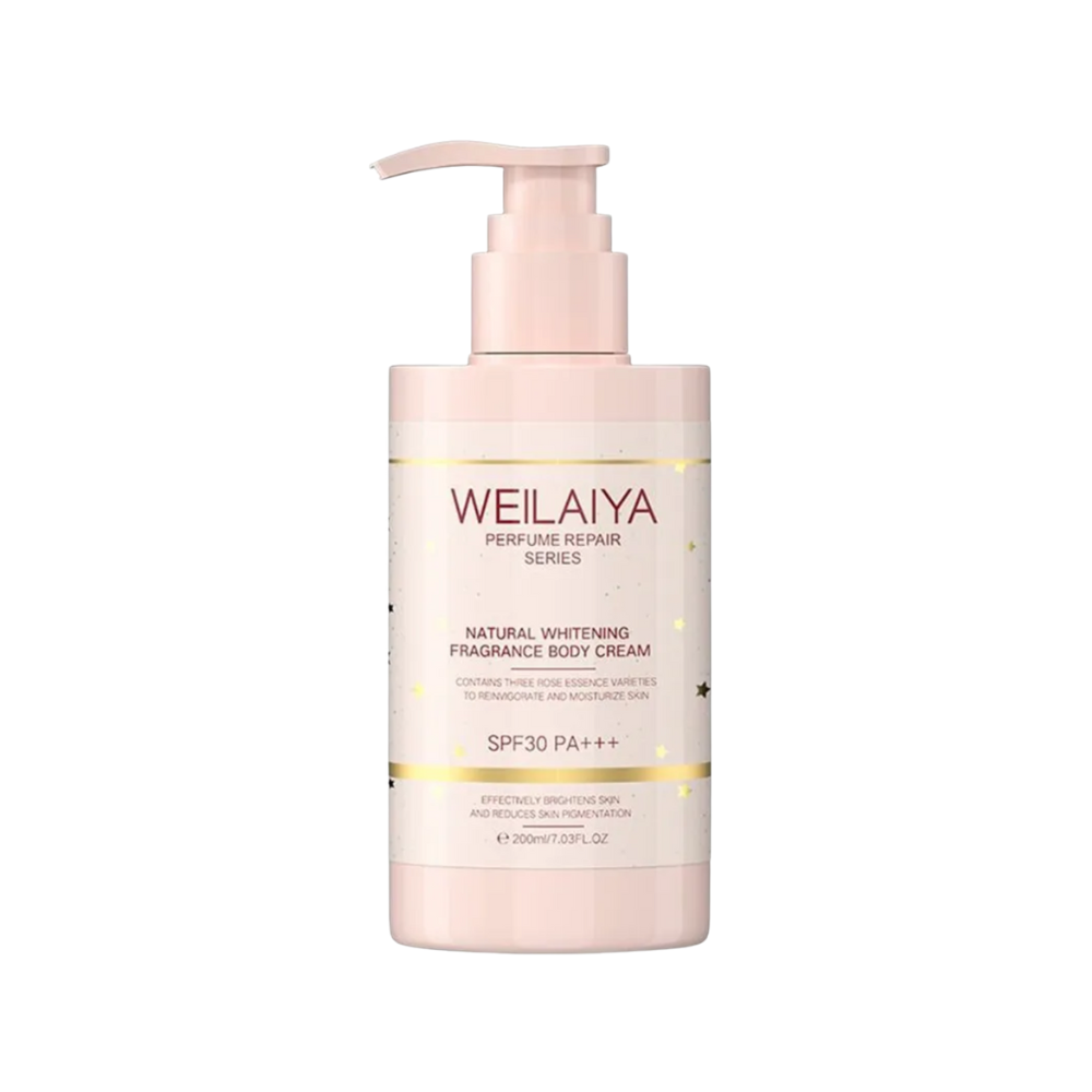  Kem Dưỡng Trắng Da Weilaiya Natural Whitening Fragrance Body Cream SPF 30 PA+++ 200ml 