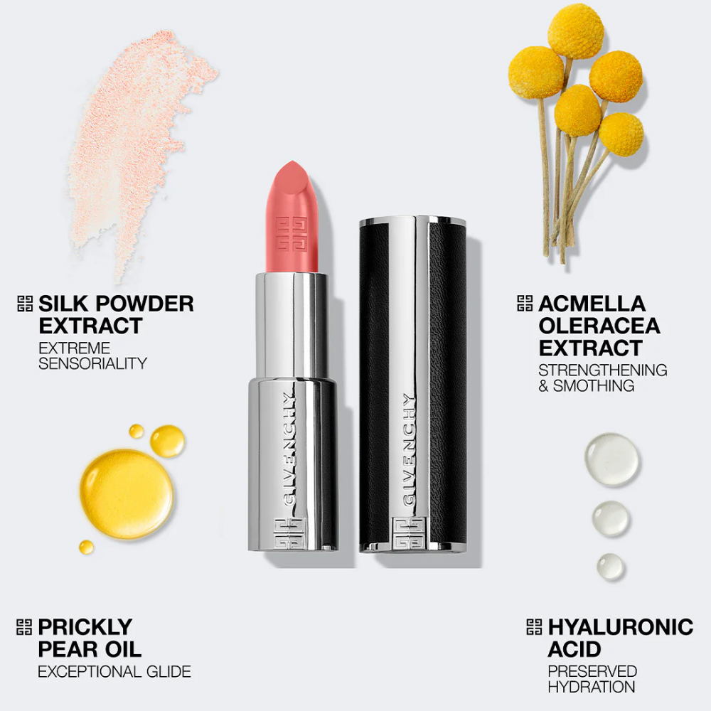  Son Lì Givenchy Le Rouge Interdit Intense Silk Lipstick #N110 Beige Nu 