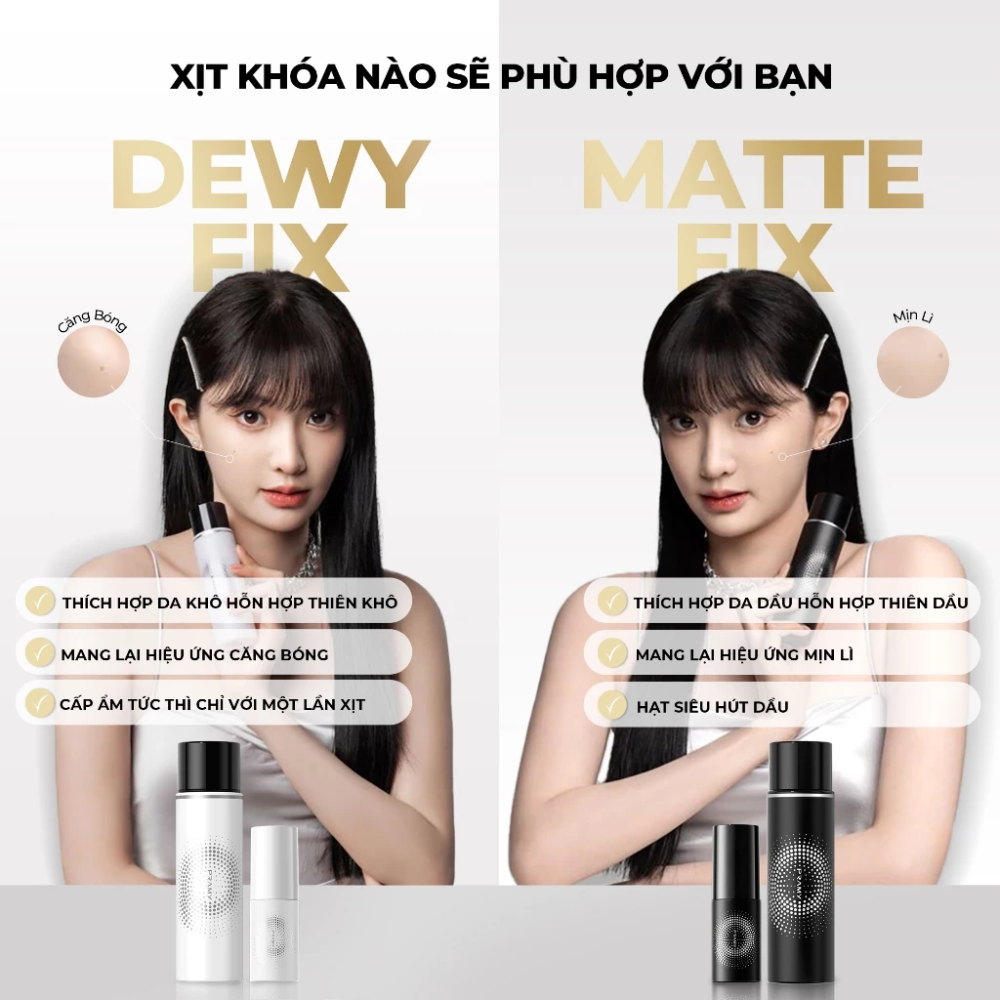  Xịt Khóa Make Up Pramy Moisturizing Makeup Setting Spray #Dewy Finish 