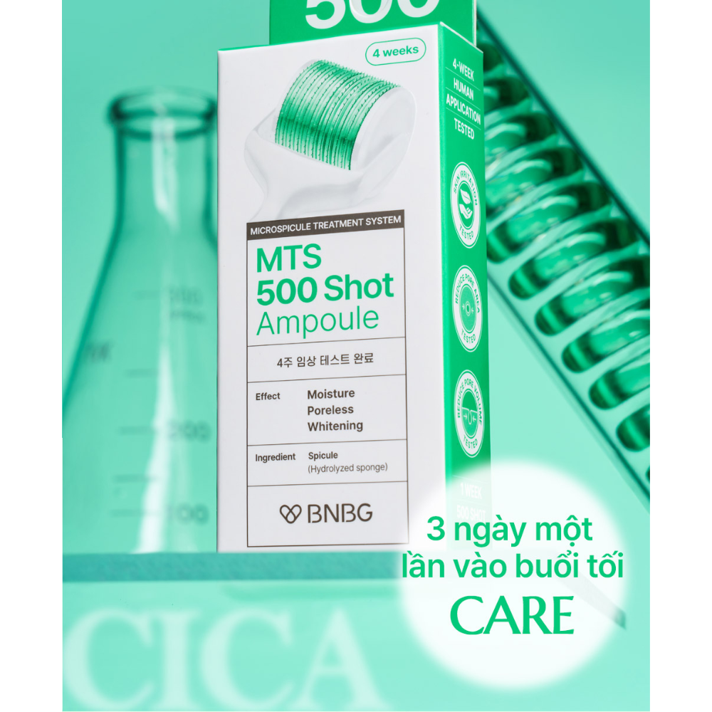  Tinh Chất Cấp Ẩm, Làm Dịu, Thu Nhỏ Lỗ Chân Lông BNBG MTS Shot Ampoule 500 Cica Shot 