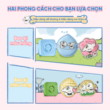  Set Bông Mút Amortals Puppy Powder Puff #Vàng Xanh (2 Bông Mút + Hộp Đựng) 