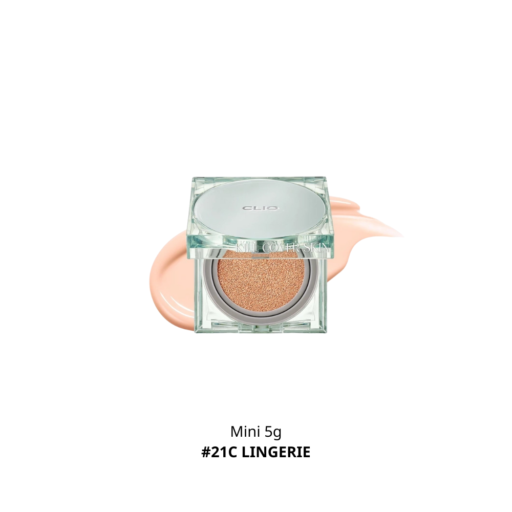  Phấn Nước Mini Clio Kill Cover Skin Fixer Cushion SPF50+ PA+++ 5g #21C Lingerie 