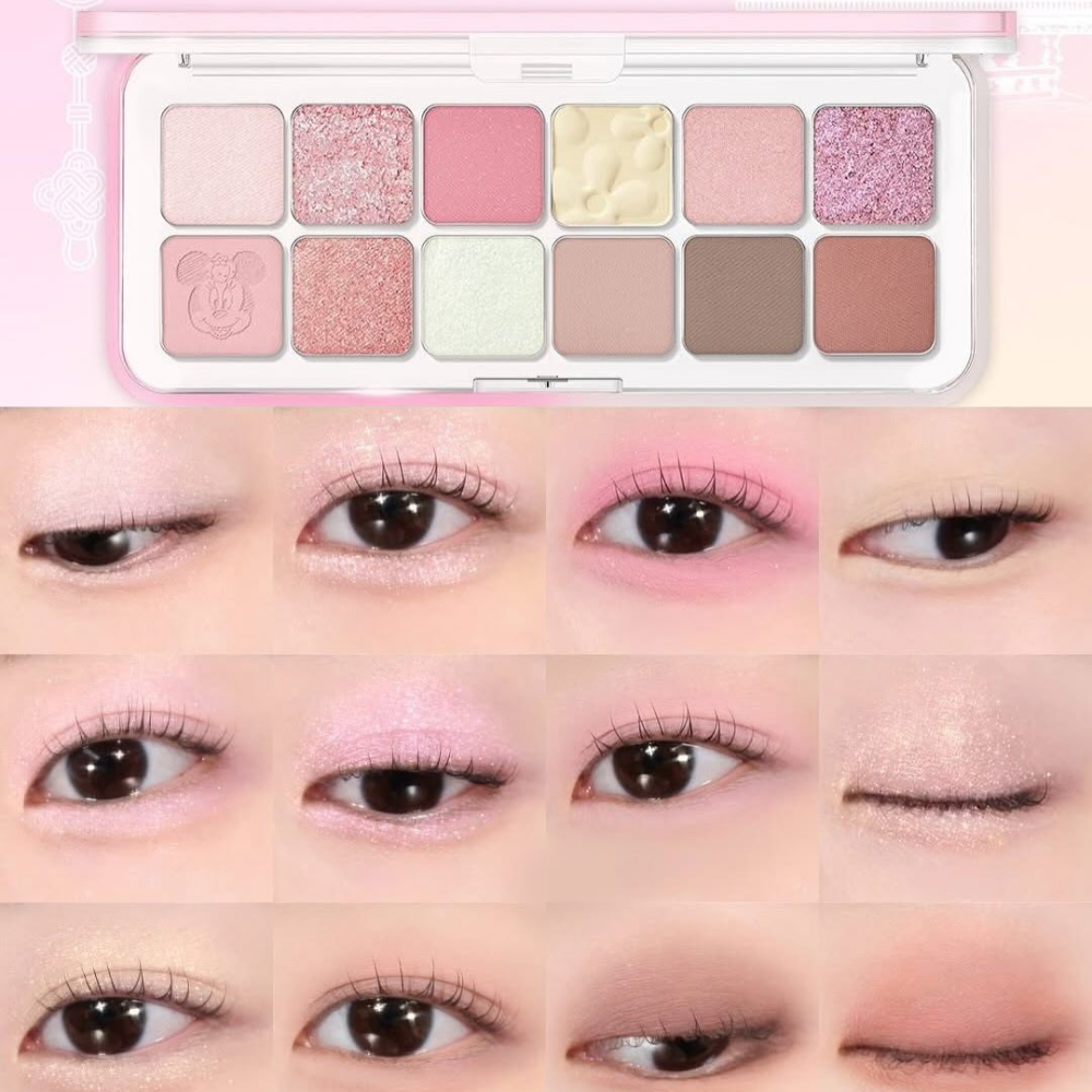 Phấn Mắt Clio Pro Eye Palette Air #104 Pink Ribbon (Limited Edition) 