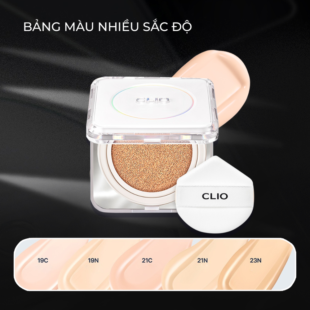  Phấn Nước Clio Kill Cover Founwear Cushion The Original SPF50+ PA+++ #19C Light (Kèm 1 Lõi) 