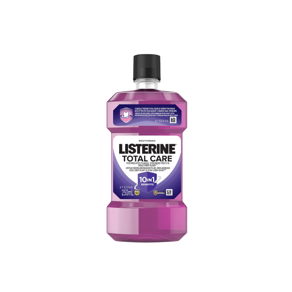  Nước Súc Miệng Chăm Sóc Toàn Diện, Không Cay Listerine Total Care Mouthwash 250ml 