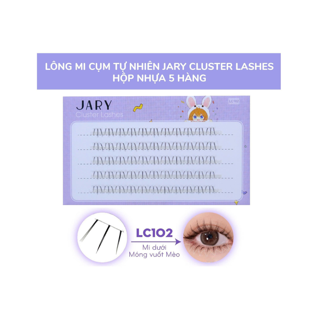  Lông Mi Cụm Tự Nhiên Jary Cluster Lashes #LC102 