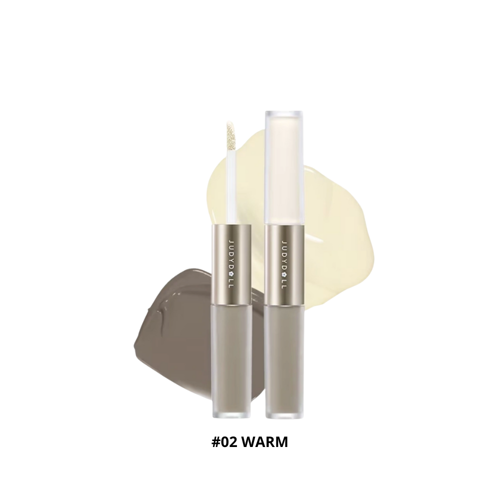  Tạo Khối Và Bắt Sáng Judydoll Liquid Highlighter & Contour Duo #02 Warm 