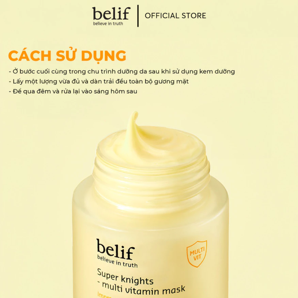  Mặt Nạ Ngủ Dưỡng Sáng Da Belif Super Knight Multi Vitamin Mask 30ml 
