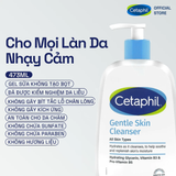  Sữa Rửa Mặt Cho Da Khô, Nhạy Cảm Cetaphil Gentle Skin Cleanser 125ml 
