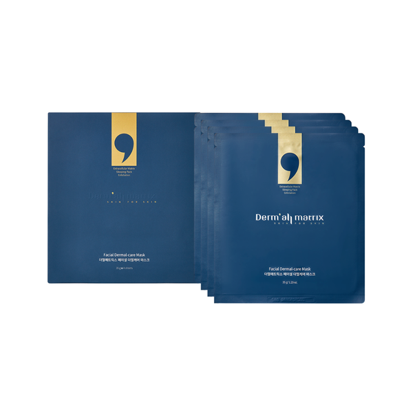 Set 4 Miếng Mặt Nạ Dưỡng Ẩm, Trắng Da Và Chống Lão Hóa Derm All Matrix Facial Dermal-Care Mask 35g x 4