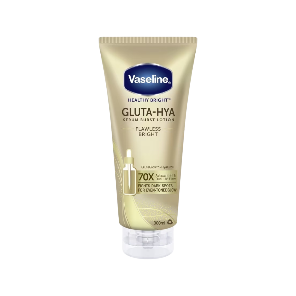 Sữa Dưỡng Thể Ban Ngày Vaseline Gluta-Hya Serum Burst Lotion Flawless Glow 70X 300ml