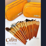  Bộ 20 Cọ Cán Cam Bóng Missie By Celin (Kèm Ví) 
