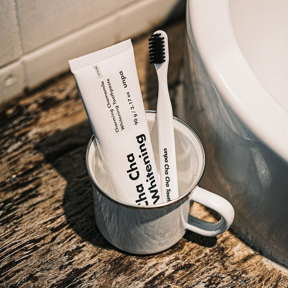  Bàn Chải Đánh Răng Unpa Cha Cha Toothbrush #White 