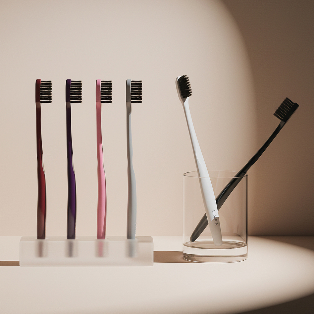  Bàn Chải Đánh Răng Unpa Cha Cha Toothbrush #White 