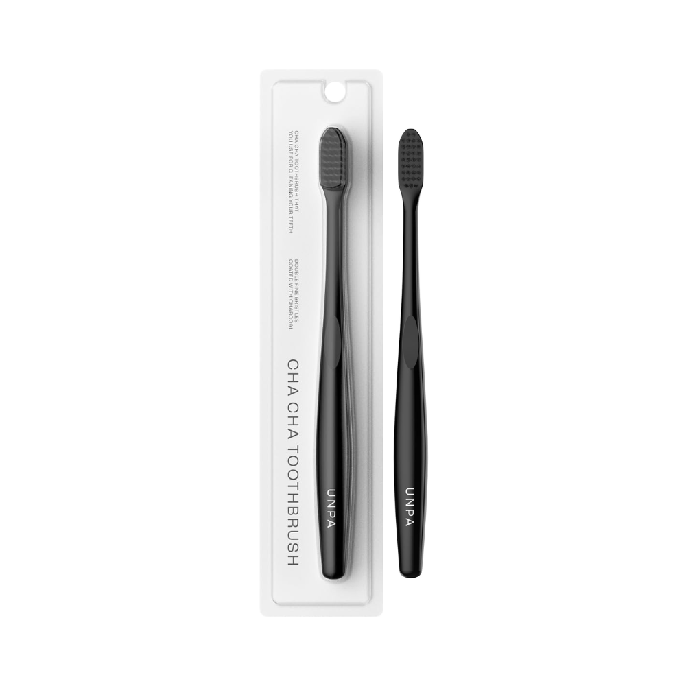  Bàn Chải Đánh Răng Unpa Cha Cha Toothbrush #Black 