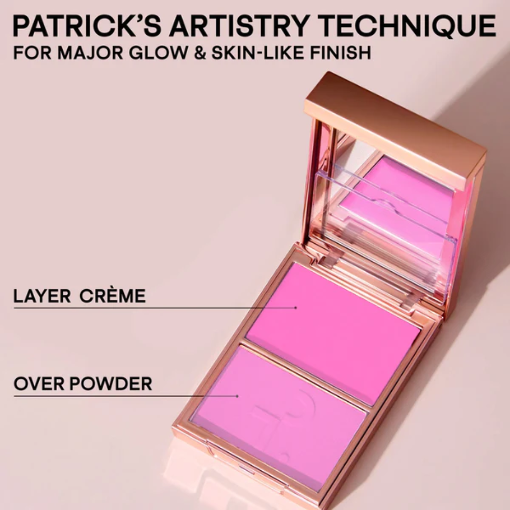  Bảng Má Hồng Kép Patrick TA Double-Take Crème & Powder Blush Duo #She's That Girl 