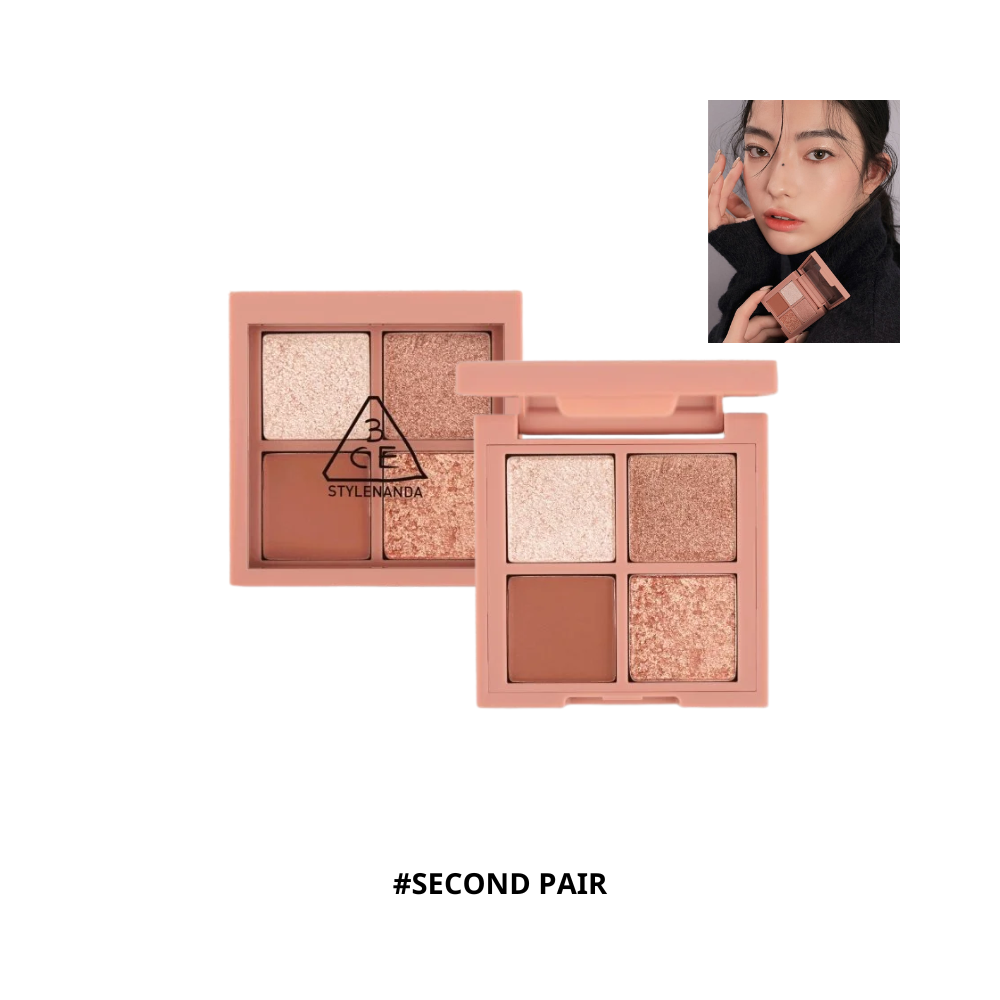  CT - Bảng Màu Mắt 4 Ô 3CE Mini Multi Eye Color Palette #Second Pair 