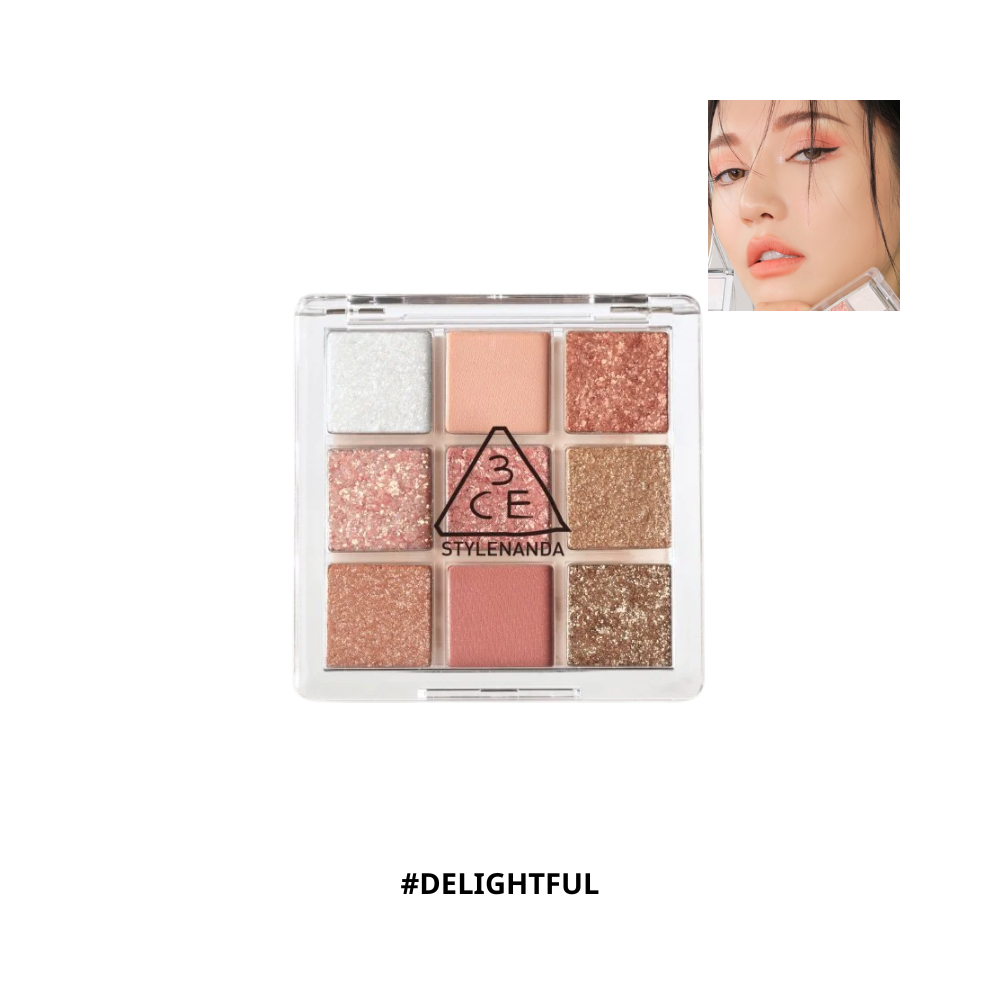  Bảng Phấn Mắt Nhũ 9 Ô 3CE Multi Eye Color Palette #Delightful 