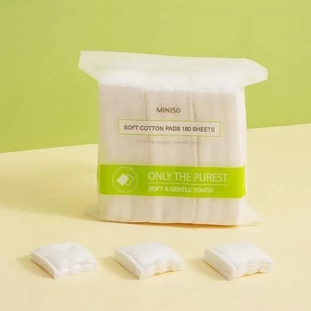  Bông Tẩy Trang Miniso 180 Miếng 