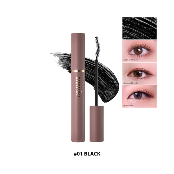 Mascara Làm Dày & Cong Mi Mude Inspire Longlash Curling Mascara #01 Black