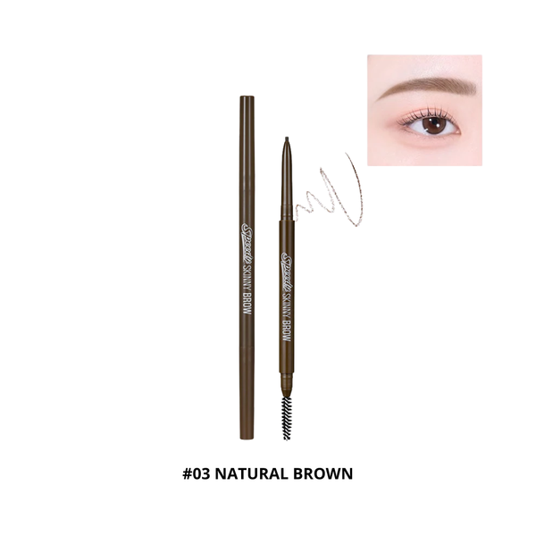 Chì Kẻ Mày Peripera Speedy Skinny Brown #03 Natural Brown