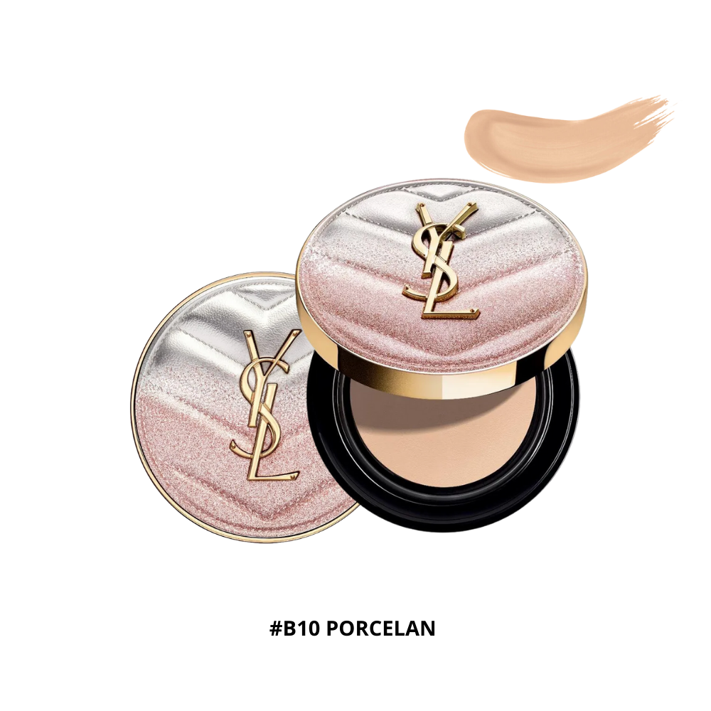  Phấn Nước YSL Touche Éclat Glow-Pact Cushion SPF 23 PA++ #B10 Porcelan (Limited Editon 2025) 