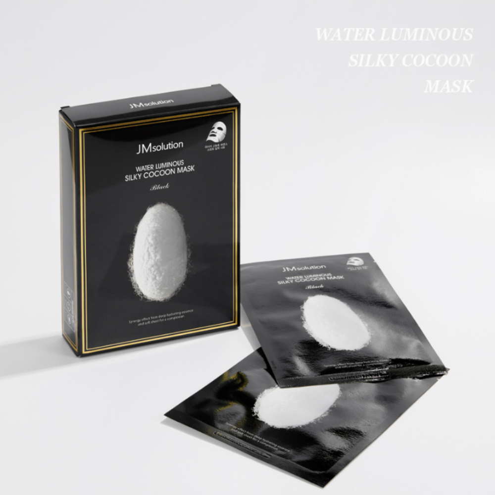  Mặt Nạ Cấp Ẩm, Tăng Độ Đàn Hội Da JM Solution Water Luminous Silky Cocoon Mask Black 35ml 