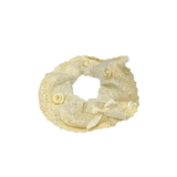  Dây Buộc Tóc Ren Trắng Kem 