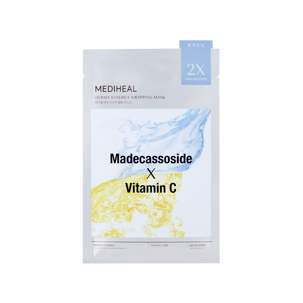  Mặt Nạ Sáng Da Mediheal Derma Synergy Wrapping Mask Madecassoside X Vitamin C 25ml 
