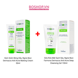  Combo 2 Sữa Rửa Mặt Sạch Sâu Ngừa Mụn Dermacos 150ml + Kem Ngừa Mụn Giảm Bóng Dầu Dermacos 50ml (5900117095270 - 5900117095294) 