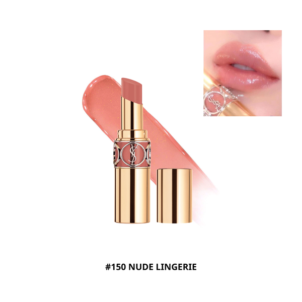 Son High End YSL Rouge Volupte Shine Oil In Stick Shade 3.2g #150 Nude Lingerie