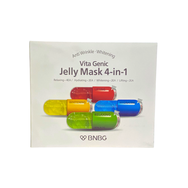 CT - Hộp 10 Miếng Mặt Nạ BNBG Vita Genic Jelly Mask 4-In-1