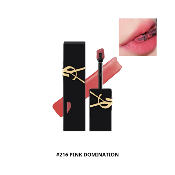 Son Highend YSL The Inks Blurring Matte Liquid Lip Stain #216 Pink Domination