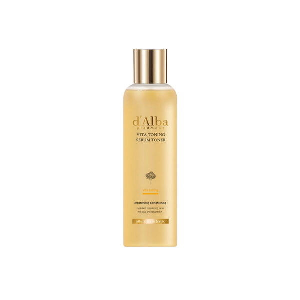Toner Cải Thiện Lỗ Chân Lông, Dưỡng Ẩm Da d'Alba Vita Toning Serum Toner 180ml
