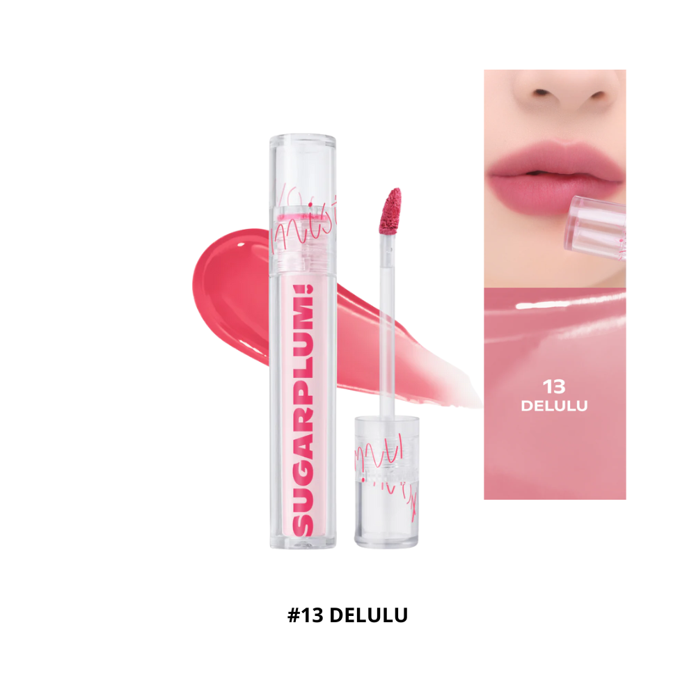 Son Tint Lì Thuần Chay Ofélia Sugarplum Mistynow Blurring Tint 3.8g #13 Delulu 